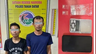 Dua pemuda di Lintau Buo Utara diamankan Sat Res Narkoba Polres Tanah datar
