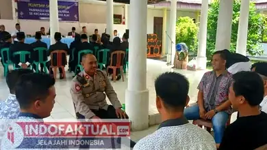 Kenakalan Remaja Dibahas Dalam Giat Jumat Curhat Polsek Rantau Alai