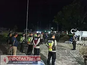 Jaga Keamanan Masyarakat, Polsek Tanjung Raja Gelar KRYD
