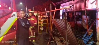 Gara-gara Korsleting Listrik, Bengkel Motor Terbakar