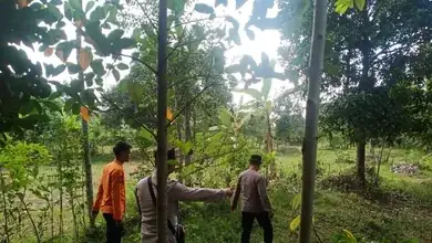 Giat Patroli Mitigasi Karhutla Dan Titik Hotspot Oleh Personil Polsek Tanjung Raja