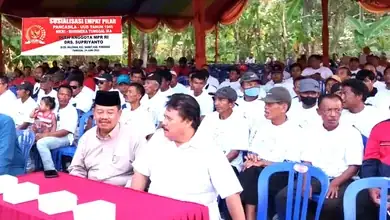 Bumikan Pancasila, Anggota MPR RI Supriyanto Gelar Sosialisasi Empat Pilar Bersama Warga Nglewan
