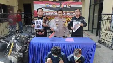 Begal Motor Meresahkan Warga Dibekuk Polres Pelabuhan Tanjung Perak