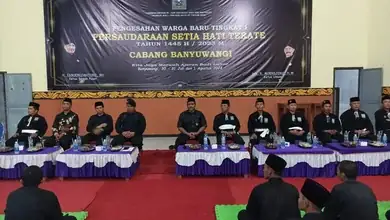 Ratusan Calon Warga PSHT Dapat Pembekalan Dari Polisi