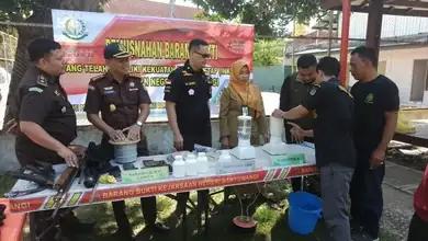 Barang Bukti 29 Perkara Dimusnahkan Kejari Banyuwangi 