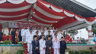 Upacara Kemerdekaan RI di Bukit Tinggi Sumbar Sukses Digelar