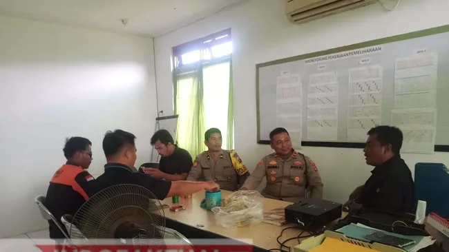 Kapolsek Lalan Bersama Kapospol Sungai Kubu Laksanakan Giat Polisi Sanjo ke Kebun BLC PT BKI