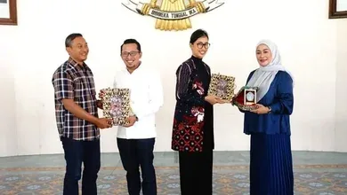 Bupati Tanah Datar Paparkan Potensi Wisata Kepada Bupati Pacitan