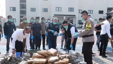 Polres Lamsel Ungkap 8 Kasus Narkotika, Sebanyak 20 Orang Jadi Tersangka