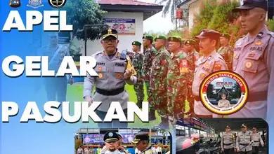 Apel Gelar Pasukan Operasi Zebra Singgalang 2023