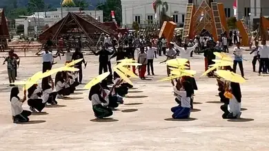 Tarian Persiapan HKG Pkk Ke- 51 Maluku Utara Pulau Taliabu