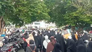 Pondok Pesantren Dan Mahasiswa Save Palestina, Kota Ternate.
