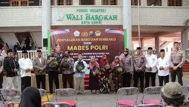 Jumat Curhat Polres Kediri Kota Sambang Ponpes Wali Barokah