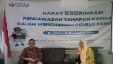 Bawaslu Kaur Gelar Rapat Koordinasi Tahapan Kampanye