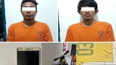 Tanah Datar - Sat Reskrim, Polres Tanah Datar Menangkap Dua Orang Tersangka Pencurian Dengan Kekerasan