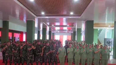 Netralitas TNI Harga Mati Dalam Kunker Pangdam II/Sriwijaya di Kodim 0402/OKI