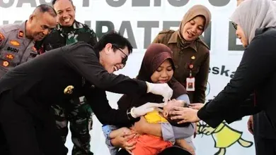 Pemerintah Bojonegoro Canangkan Ulang Polio Serentak