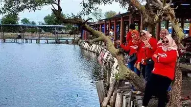 Giat Marketingan dan Mancing Bandeng Karyawan Bank Syariah Annisa Mukti