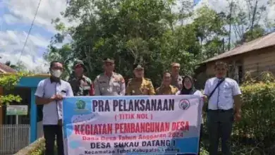 Mulai Titik Nol Pembangunan Ini Pesan Dan Harapan Pj Kades Sukau Datang I ke Masyarakat
