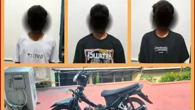 Diluar Nalar!!!Tiga Orang Anak Dibawah Umur Nekat Lakukan Curanmor di Tanah Datar