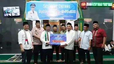 TSR Khusus Pemda Tanah Datar Sambangi Masjid Raya Batu Taba