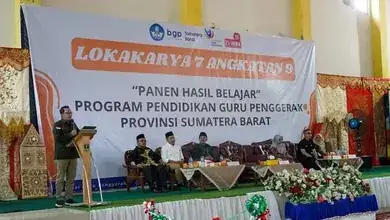 Lokakarya 7 Angkatan 9 CGP Dan Panen Karya Dibuka Bupati Eka Putra