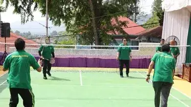 Bupati Tanah Datar Hadiri Peresmian Lapangan Badminton PN Batusangkar