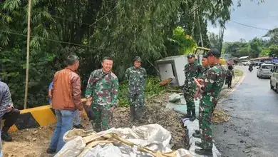 Air Meluap Di Wilayah Mil 05/X Koto Danrem 032 Intruksikan Dandim 0307/TD Gerak Cepat