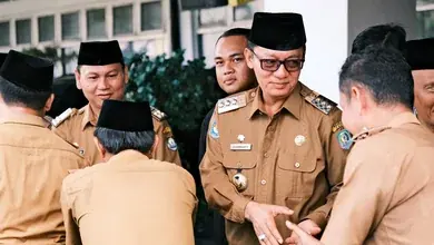 Bupati Kaur H Lismidianto,SH,MH Apel Perdana Pasca Libur Idul Fitri