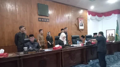 DPRD Kabupaten Kaur Gelar Paripurna Penetapan 5 Propemperda 2024, di Ikuti Bupati H. Lismidianto