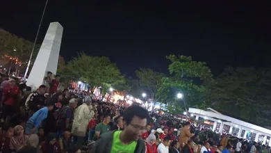 Nobar Timnas Garuda, Ribuan Masyarakat Padati LCM
