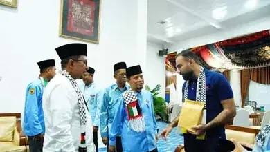 DPD BKPRMI Tanah Datar Berikan Bantuan Untuk Palestina
