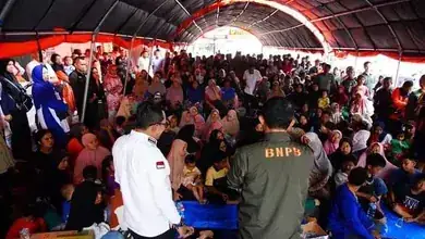 Kepala BNPB Temui Pengungsi di Posko Manunggal