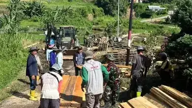 Terhitung Sebanyak 23 Jembatan Putus di Terjang Banjir Bandang
