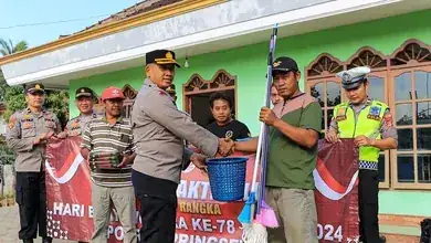 Sambut HUT Bhayangkata Ke-78, Polres Pringsewu Gelar Bakti Sosial Religi di Tempat Ibadah