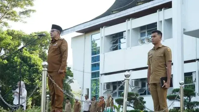 Pemda Tanah Datar Gelar Apel Pagi Bersama