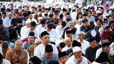 Pelaksanaan Sholat Idul Adha di Lapangan Cindua Mato