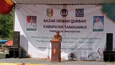 ASPONAK Tanggamus Gelar Bazar Hewan Qurban