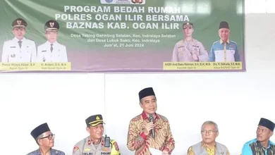 Wakil Bupati Ogan Ilir Letakkan Batu Pertama Pembangunan Rumah Layak Huni di Desa Tebing Gerinting Selatan