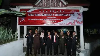 Pemkab Tanah Datar Gelar Apel Kehormatan dan Renungan Suci