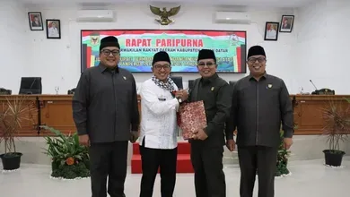 Paripurna Penyampaian Pengantar Nota Keuangan Ranperda Perubahan APBD Tanah Datar TA 2024 Digelar