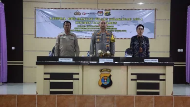 Menjelang Pilkada Polres Tanggamus Gelar Latpraops