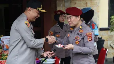 Hari Jadi Polwan Ke-76 Polres Tanggamus Gelar Acara Syukuran