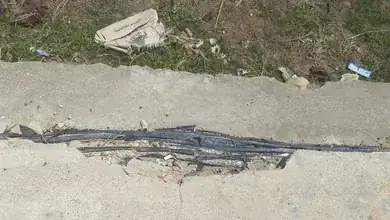 Jalan cor beton desa siring alam