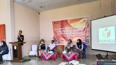 Panwascam Sungai Pinang Gelar Sosialisasi Potensi Pelanggaran, Mari Awasi Pontensi Pelanggaran di Pemilihan Serentak 2024!!