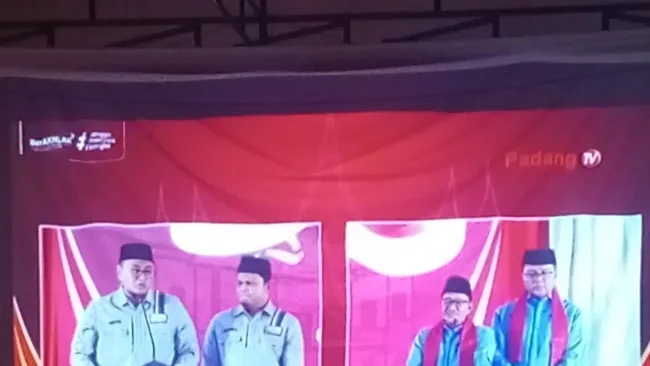 Debat Perdana Calon Bupati dan Wakil Bupati Tanah Datar,Richi Aprian Kuasai Materi Debat