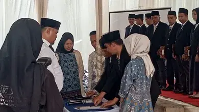 469 Anggota KPPS Tanjung Raja Resmi di Lantik