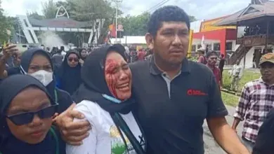 Aksi Demonstrasi OKP Di Halmahera Selatan Berakhir Ricuh AS Menjadi Korban