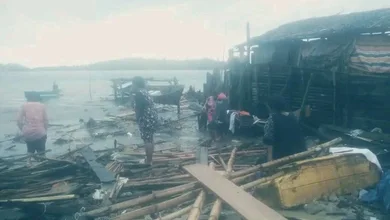 Angin Beserta Gelombang Subuh Tadi Merobohkan Rumah Bpak Abdillah Rajak