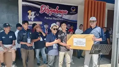 HUT Partai Nasdem Tanah Datar Bertabur Hadiah
